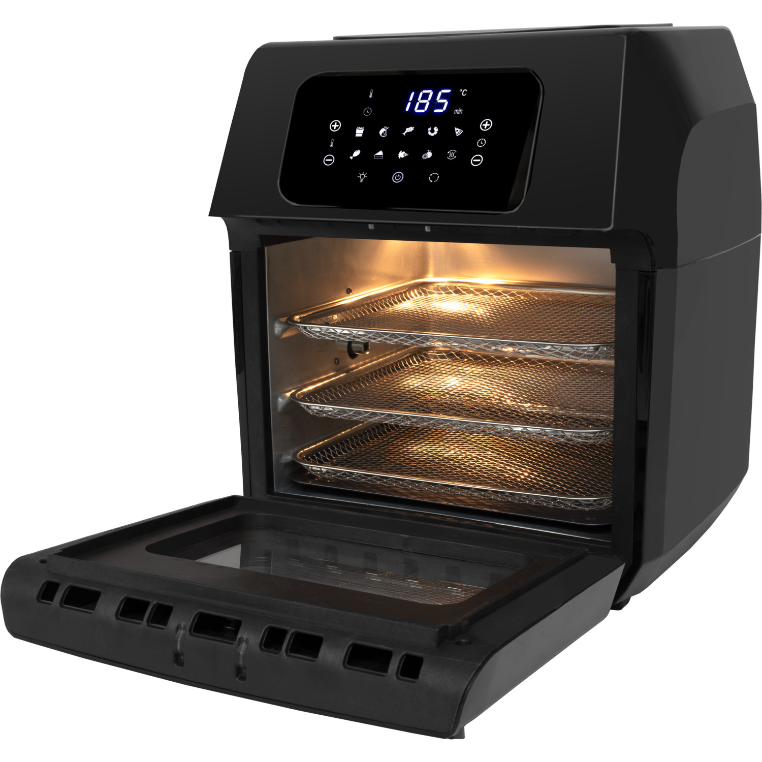 DICTROLUX - Forno e Friggitrice ad aria multifunzione Supreme Fry 1800 Watt